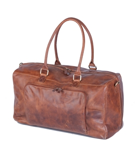 Bon Goût - Weekend Bag OILY PULL UP 3502 - Cognac